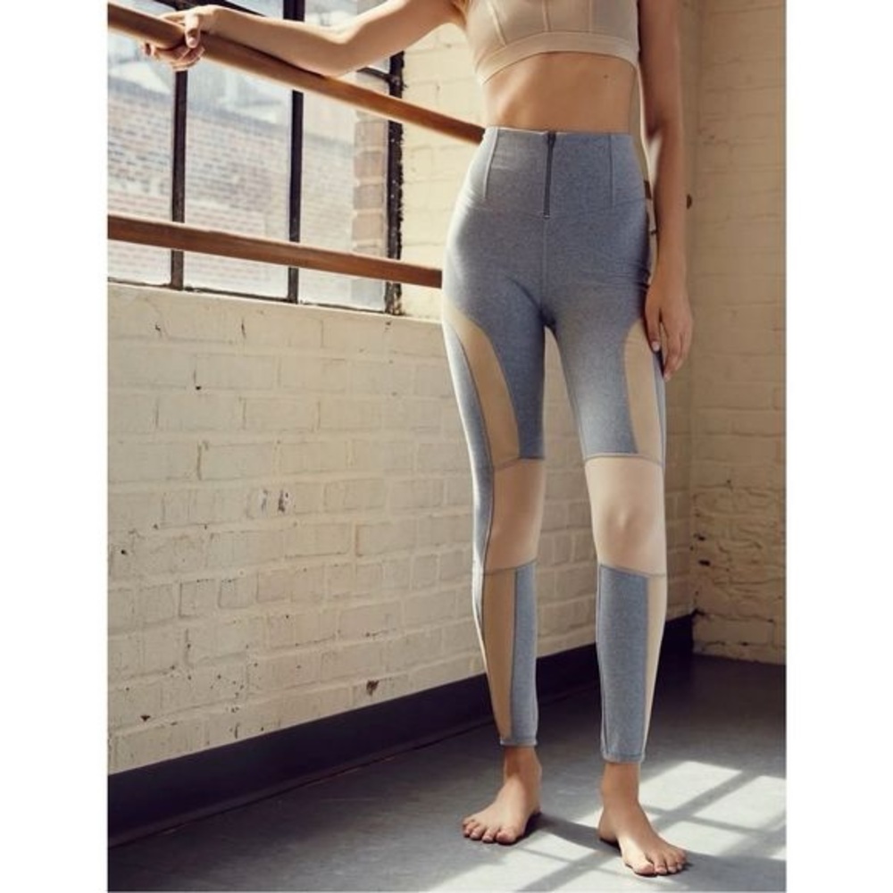 FREE PEOPLE COOL RIDER HIGH RISE ZIP LEGGINGS - Picture 10 of 10